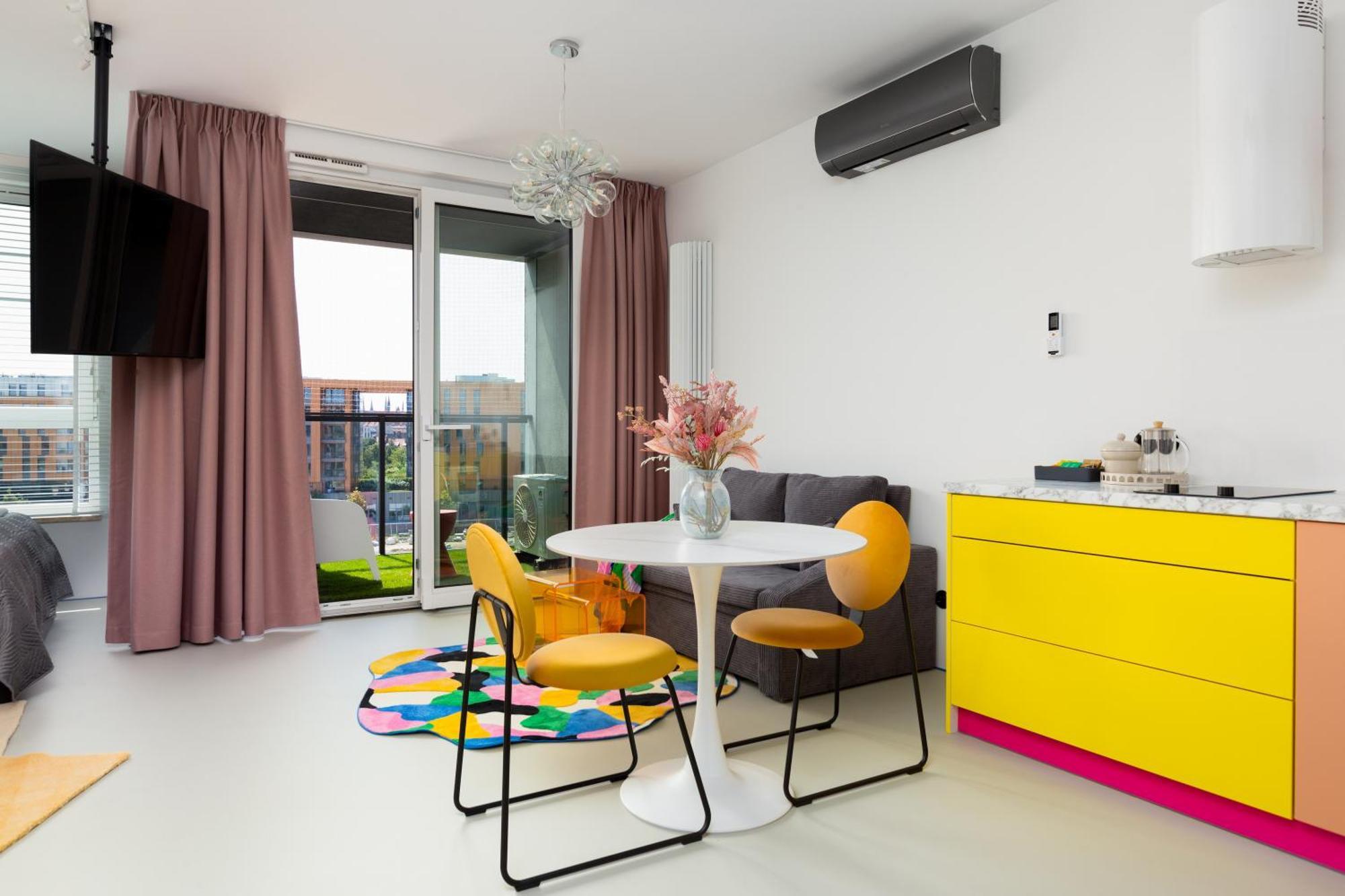 Chlebova - Riverside View Terrace, Free Parking, Gym & Kidsplay By Downtown Apartments Gdańsk Værelse billede