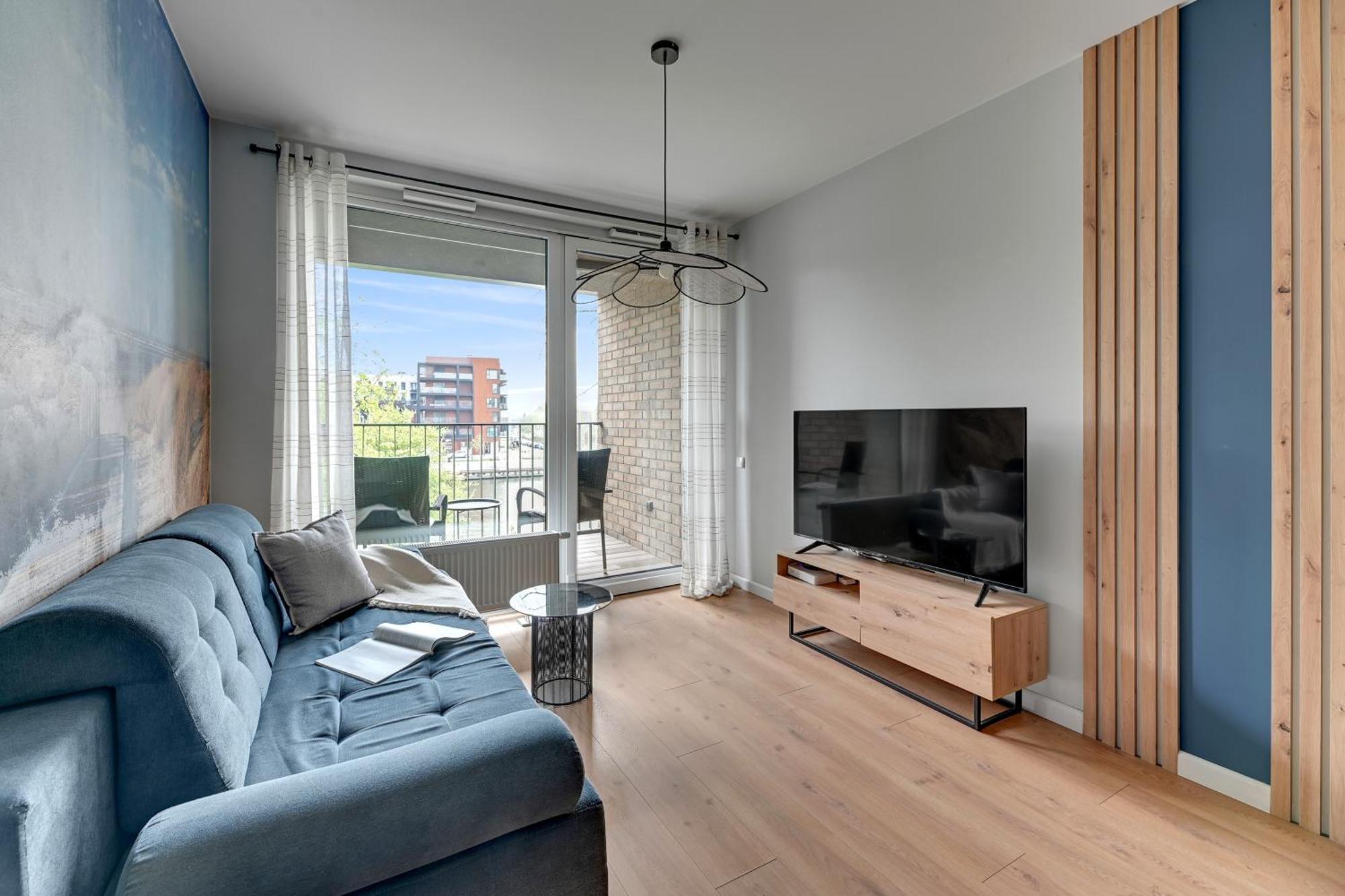 Chlebova - Riverside View Terrace, Free Parking, Gym & Kidsplay By Downtown Apartments Gdańsk Værelse billede
