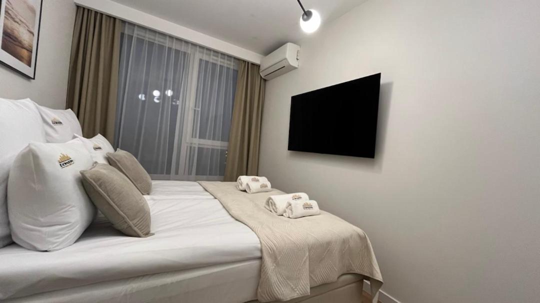 Chlebova - Riverside View Terrace, Free Parking, Gym & Kidsplay By Downtown Apartments Gdańsk Eksteriør billede
