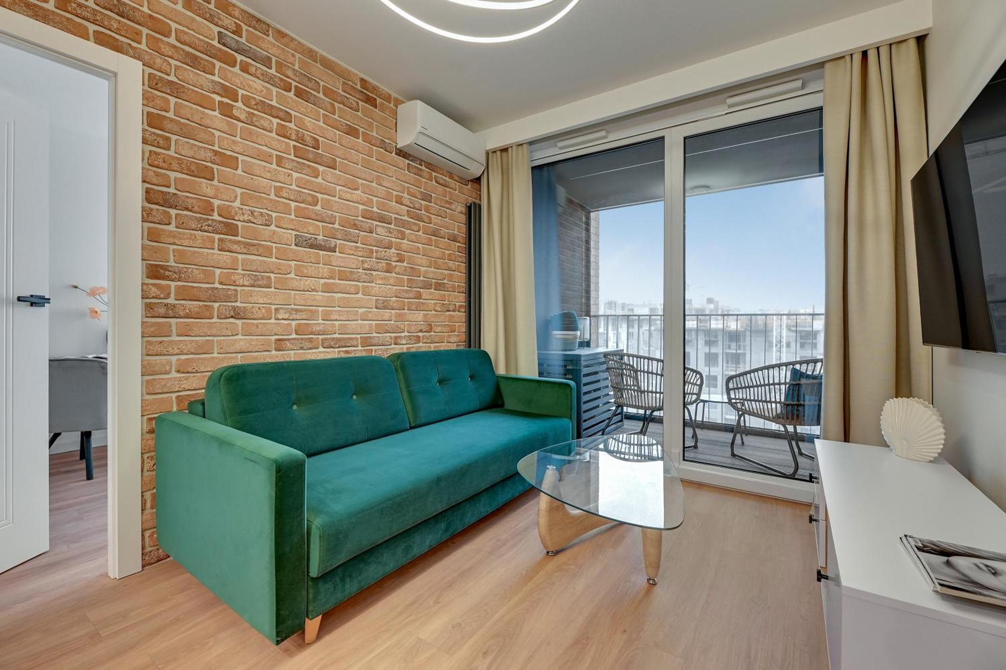 Chlebova - Riverside View Terrace, Free Parking, Gym & Kidsplay By Downtown Apartments Gdańsk Eksteriør billede
