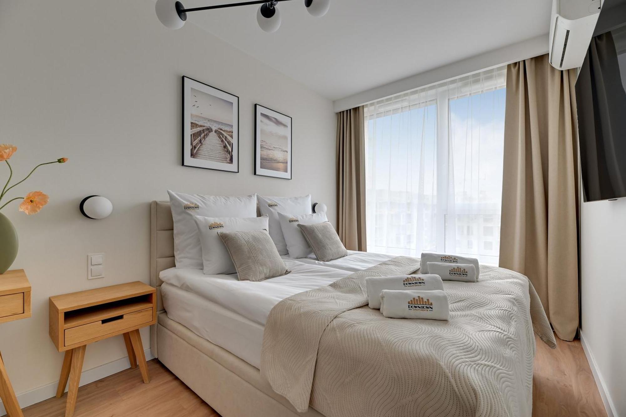 Chlebova - Riverside View Terrace, Free Parking, Gym & Kidsplay By Downtown Apartments Gdańsk Eksteriør billede